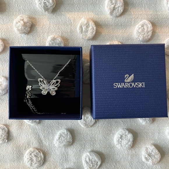 Swarovski Escape Butterfly Necklace - Picture 3 of 5